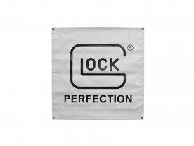 GLOCK バナー PERFECTION BANNER/White (91.4×91.4 Cm)
