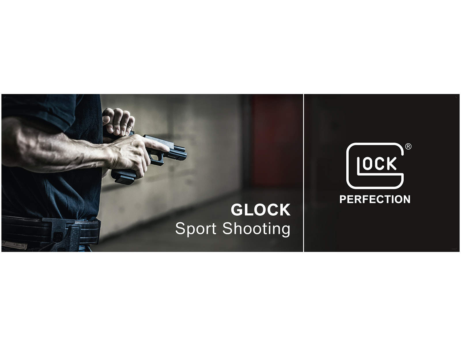 GLOCK PVC ジャイアントバナー/Sport Shooting Bernd (3x1m)