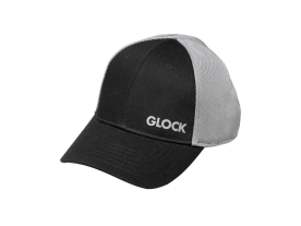 GLOCK HeadWear ベースボールキャップ/フィットメッシュ (Black/Grey)